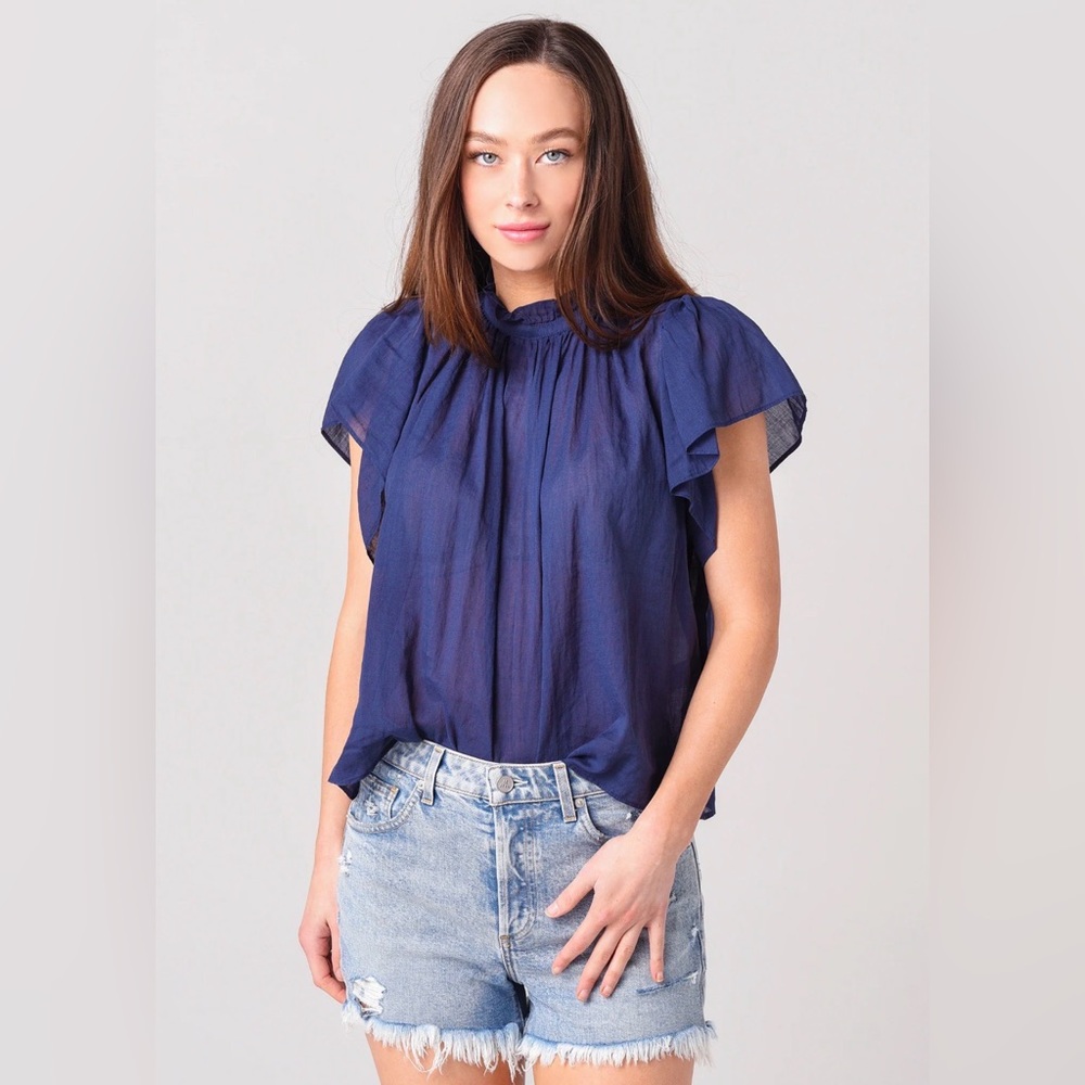 Trovata Birds of Paradise Carla Highneck Top
